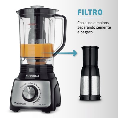 Liquidificador Turbo Inox